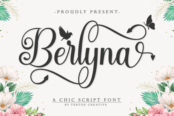 Berlyna: The Magical Script Typeface for Handmade Creations
