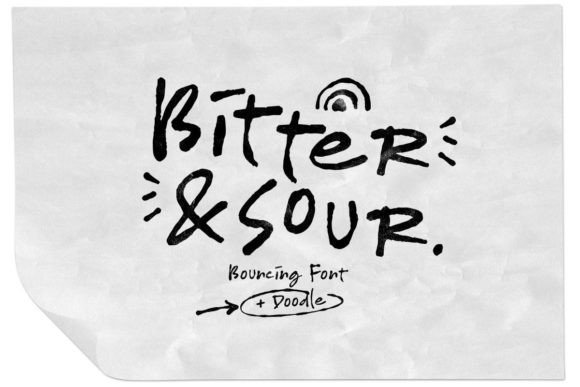 Bitter Sour: The Playful Typeface for Editorial Design