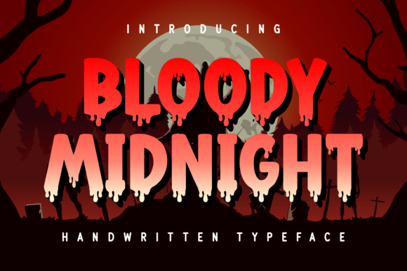 Bloody Midnight: A Spooky Typeface for Editorial Design