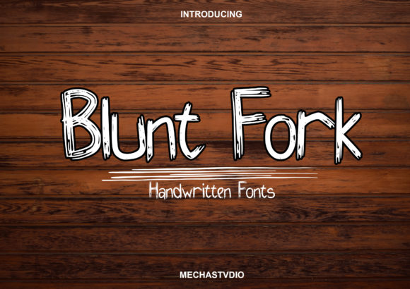 Blunt Fork: A Modern Script Typeface for Web Design