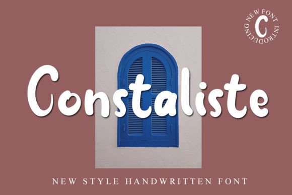 Constaliste: A Fresh Script Typeface for Editorial and Lifestyle Design