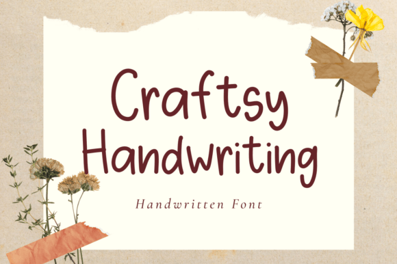 Craftsy: A Handwritten Font for Engaging Editorial Design
