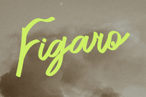 Figaro: A Handwritten Typeface for Elegant Editorial Design
