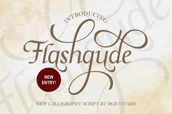 Flashgude: The Script Typeface That Elevates Small Business Branding