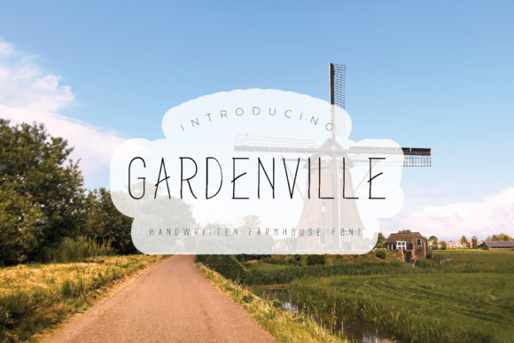 Garden Ville: A Handwritten Typeface for Authentic Branding Projects