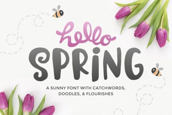 Hello Spring Typeface: A Fresh Choice for Digital Branding