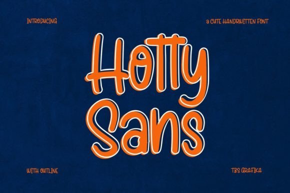 Hotty Sans: The Quirky Handwritten Typeface for Creative Sellers