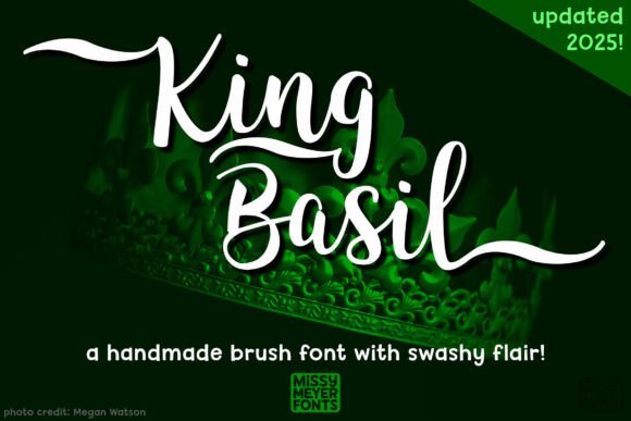 King Basil: The Premium Script Typeface for Elevating Your Brand
