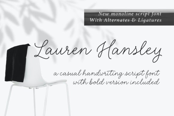 Lauren Hansley: A Premium Script Typeface for Modern Web Design