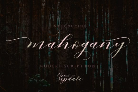 Mahogany: The Modern Script Font for Professional Branding