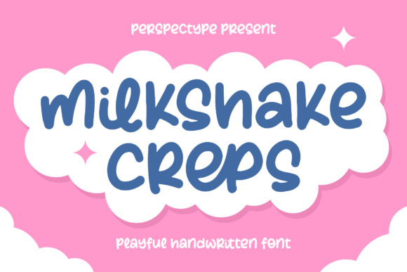 Milkshake Creps: The Perfect Handwritten Font for Crafters and Sellers