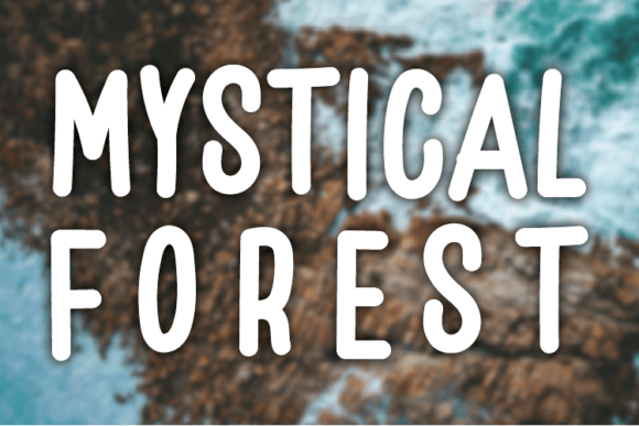 Mystical Forest: A Handwritten Typeface for Modern Editorial Design