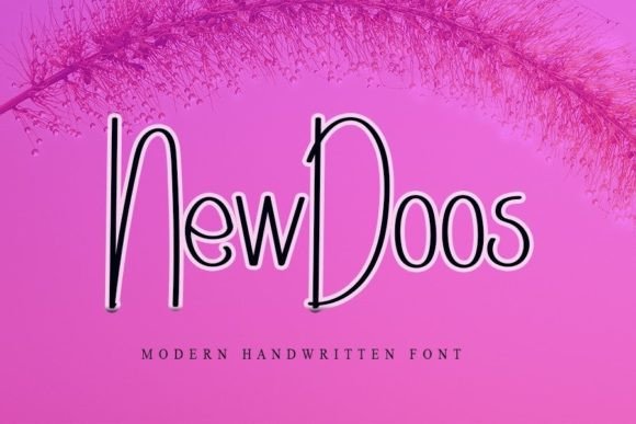 Newdoos: The Handwritten Font for Modern Web Design