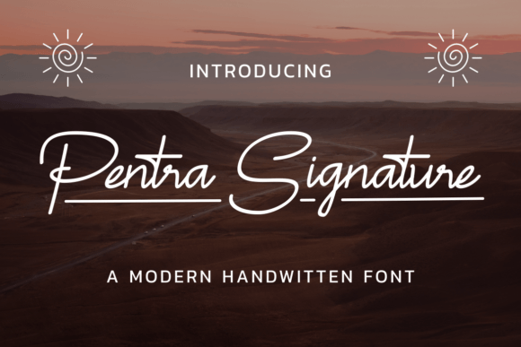 Pentra Signature: The Elegant Typeface That Elevates Every Campaign