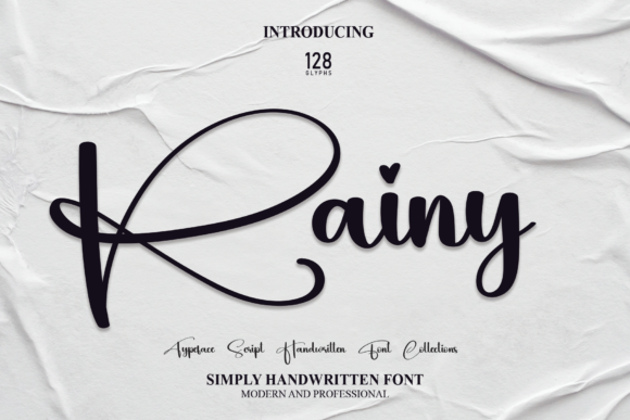 Rainy: The Romantic Script Font for Handmade Brands