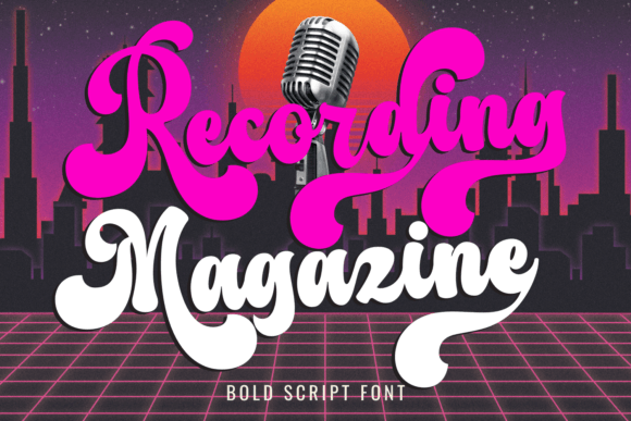 Recording Magazine: The Retro Typeface That Transforms Small Business Branding