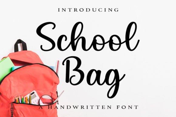 Why School Bag Is the Perfect Handwritten Font for Modern Branding